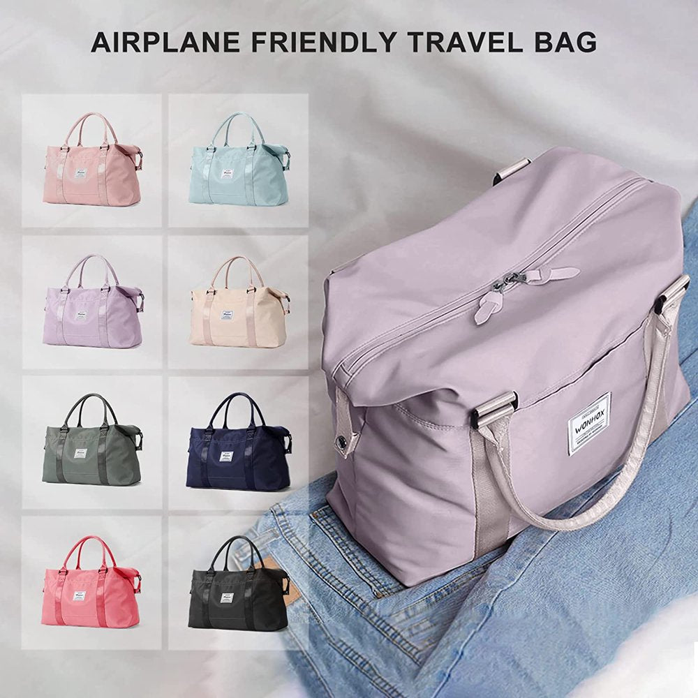 Travel Bag Sport Duffel Bag,Gym Tote Bag,Weekender Overnight Bag Carry on Bag Hospital Holdalls for Women with Wet Pocket