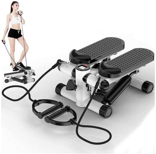 Mini Stepper Trainer Air Stepper Adjustable Pressure Exercise Machine with LCD Display for Stepping Fitness