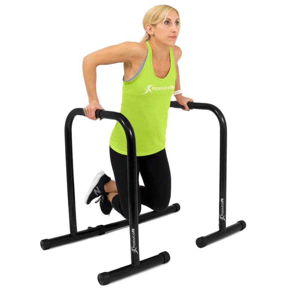 Dip Stand Station Body Press Bar with Safety Connector Strength Training Pull up Bar Parallel Bars