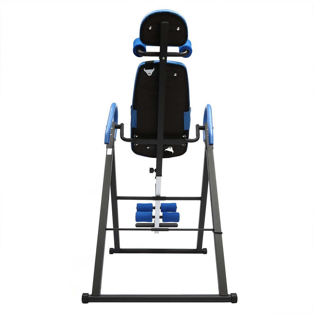 150Kg Foldable Inversion Table Gravity Hang Back Pain Relief and Fitness - Inversion Table Massage Back 29.13*45.27*59.84In