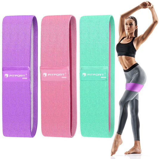 Resistance Bands for Legs and Butt Exercise Bands - Non Slip Elastic Booty Bands, 3 Levels Workout Bands Women Sports Fitness Band for Squat Glute Hip Training